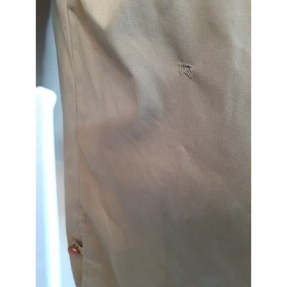 Vintage A Robert Lewis Idea HEAVY Coat Size 42 Mens Large Beige Faux Fur Lining - Picture 13 of 16